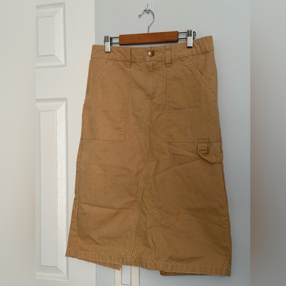 BDG Tan Midi Skirt